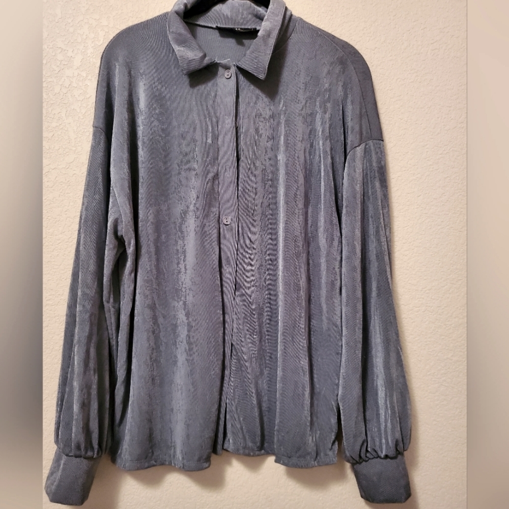 Women's  long sleeve shirt blouse size M